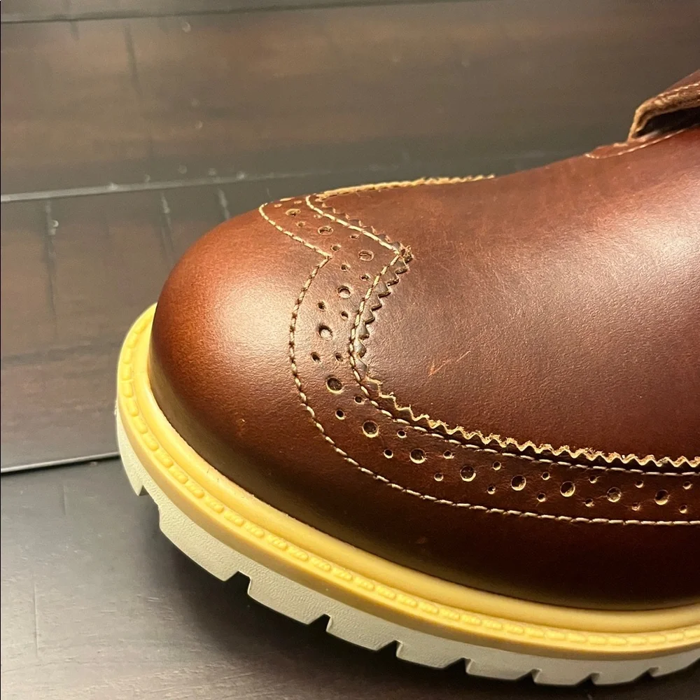 Timberland 6” Premium Waterproof Brogue Boots new brown Mens Size 8
